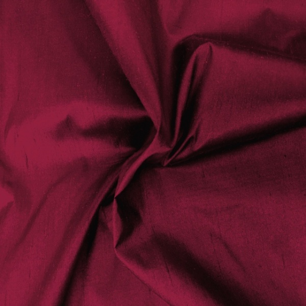 Dupion Silk - BORDEAUX